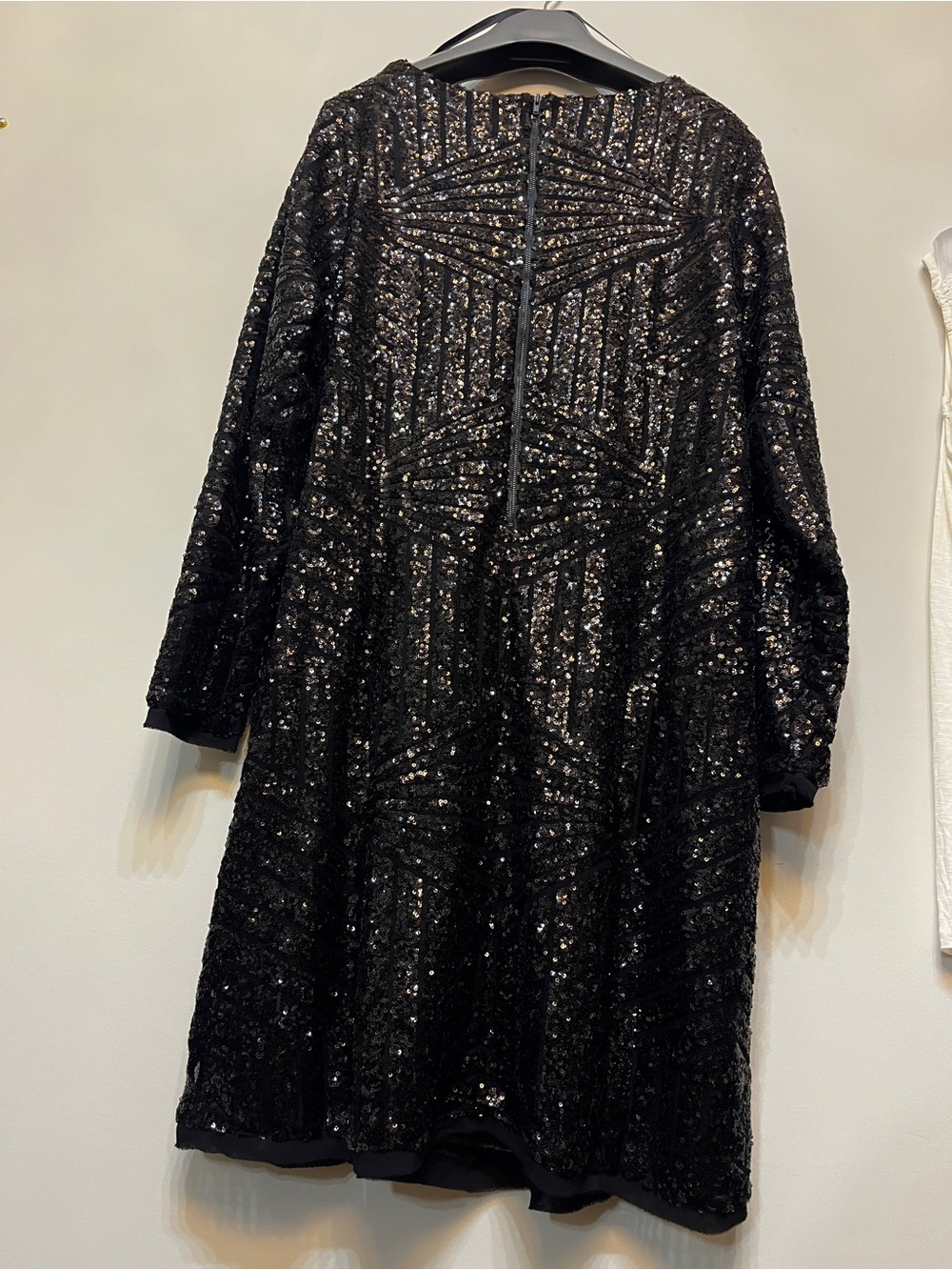 NEW Love & Legend Black Sequin Long Sleeve Dress - Picture 7 of 11